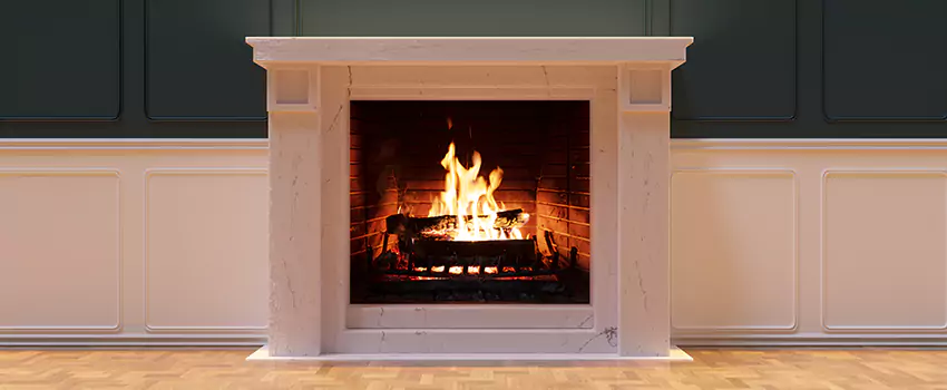 Open Flame Wood-Burning Fireplace Installation Services in Algonquin, Illinois