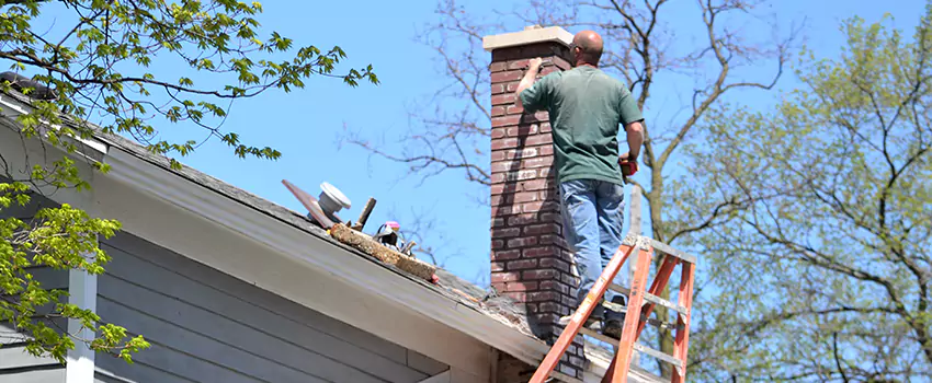 Vinyl and PVC Chimney Flashing Installation in Algonquin, IL