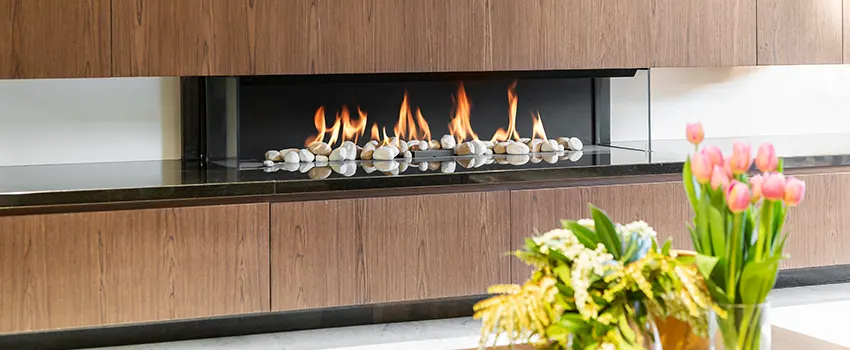 Double-height Fireplace Design Refurbishment in Algonquin, Illinois
