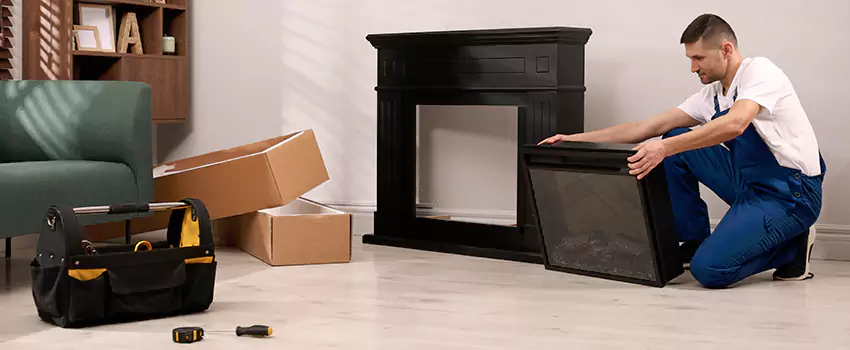 Old Rusted Metal Fireplace Repair And Replacement in Algonquin, IL