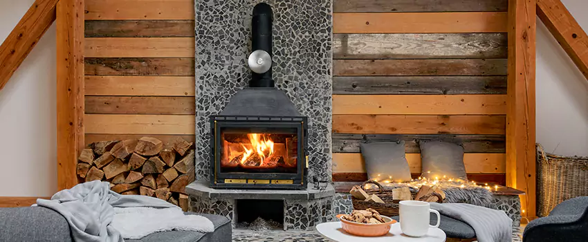 Thelin Hearth Products Direct Vent Gas Stove Fireplace Inspection in Algonquin, Illinois